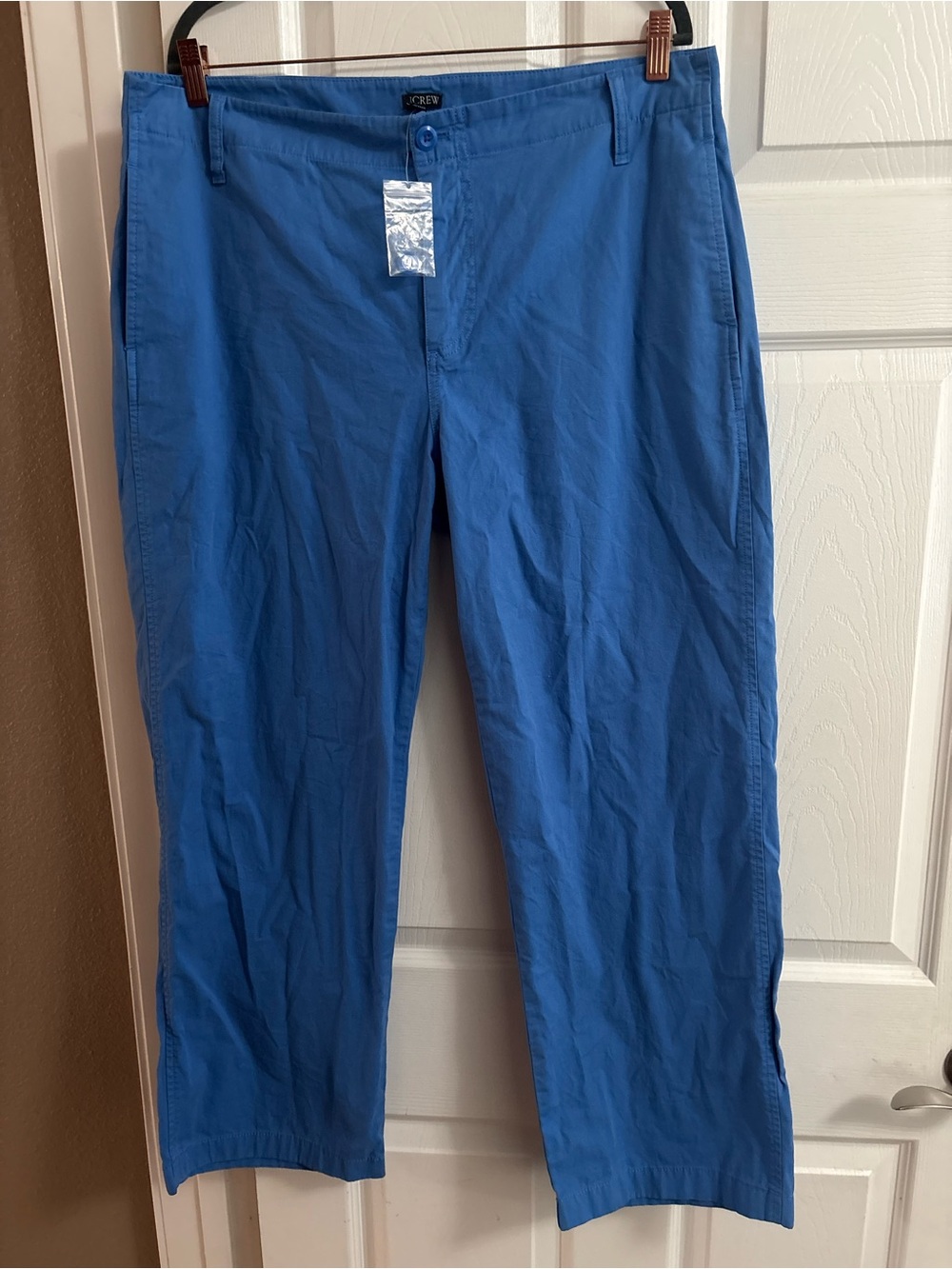 J Crew cobalt blue trouser pants new with partial tags men's 32
